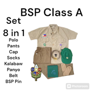 BSP type A complete set for boys scouting uniform