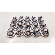 Absorber Cap Nut Size14 M10 High Quality Chrome Jaguh/CG125/Brixton/CMC400