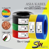 READY STOCK ASIA KABEL CABLE 1.5mm 2.5mm PVC wire Cable 100% Pure Copper