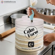 Wishlistforyou Adjustable Round Cake Ring Mold Retractable Acrylic Circle Baking Ring Fondant Mousse