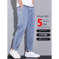Seluar longgar baggy jeans men y grunge jeans Street Wear Spring Autumn Boys Loose Washed Jeans