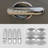 LCX for NISSAN LIVINA Chrome Silver Car Door Handle Bowl Cover,LIVINA Outer Door Handle Bowl Chrome Trim