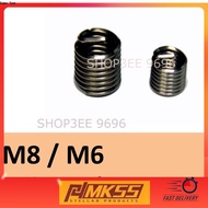 M6 M8 Stainless Steel Thread Repair Insert Kit Spring Bush Wear Resistant Wire Screw Sleeve tool 10 