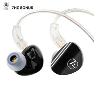 7HZ Sonus 1DD+1BA Hybrid IEM HiFi In-ear Earphones with Detachable High-end Silver-plated OCC Cable 