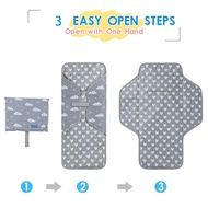 🚓Baby Waterproof Portable Folding Diaper Pad Mummy Bag Multifunctional Outing Diaper Bag Baby Diaper Pad Wholesale