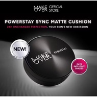 NEW MAKE OVER Powerstay Sync Matte Cushion - Smart AI Matte Cushion High Coverage Zero Oxidation Oil