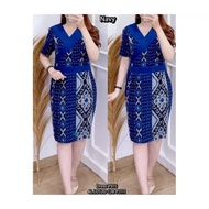 Woven Tunic Dress, Party Dress, Church Dress, Modern Women's Dress