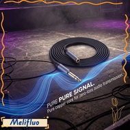 MELIFLUO 1/4 Inch Male to Female Cable,  Gold Plated PVC Sheath Extension Cable, Balanced Plug and P