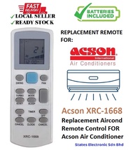 ACSON XRC-1668 Replacement Aircond Remote Control for ACSON Air Conditioner (XRC1688)