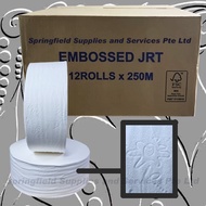 Jumbo Toilet Paper 100% Virgin Pulp (12rolls Per Carton)
