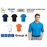 Gildan Unisex Sport Premium Cotton Polo Shirt - 6800 (Group A)