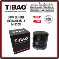 (TIBAO)VOLKSWAGEN GOLF MK7 JETTA TIGUAN BEETLE 1.4 A4B9 Q3 ENGINE OIL FILTER (PRICE FOR 1)