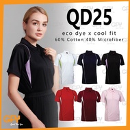 QD25 OREN SPORT Unisex Cotton Microfiber Short Sleeve Polo