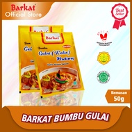 Barkat Bumbu Gulai Daging Kambing/Sapi/Ayam Instan Padang Asli Special Lengkap Kemasan 50 Gram Khas