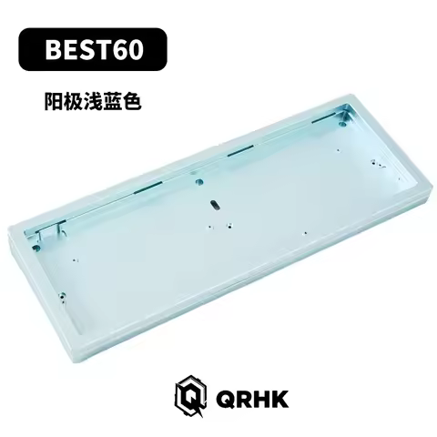 QRHK Keyboard Shell Tri-mode Aluminum Top/Ray/Gasket GH60 Magnetic Switch Keyboard Shell Customized