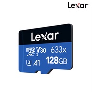 Lexar การ์ด633x สีฟ้าประสิทธิภาพสูง32GB/64GB/128GB/256GB การ์ด SD ไมโครการ์ด UHS-I