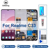 Top Quality LCD For OPPO Realme C33 Display Touch Screen Assembly With Frame RMX3624 Replacement