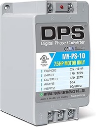 DPS 10HP MY-PS-10 Used for 7.5HP(5.5kW) 23A Motor, Single to 3 Phase Converter, 1 DPS Must Be Used f