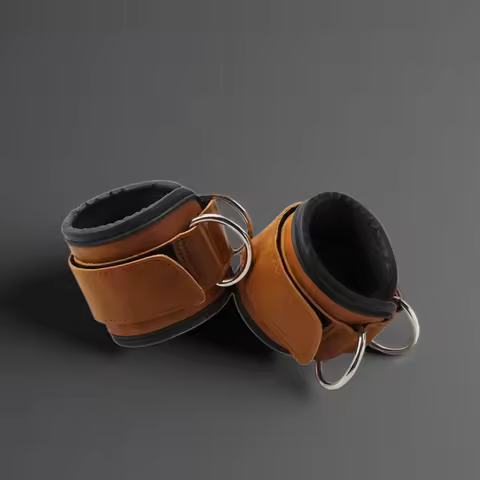 1PC Fitness Ankle Straps Adjustable D-Ring Support Cuffs Gym Leg Excercises Training Workouts Sports