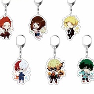 Keychain set boku no my hero academia character anime midoriya bakugo todoroki denki uraka kirishima