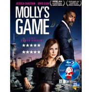 E-BLURAY #Molly's Game 2017 ‧ Crime/Thriller #Jessica Chastain #Idris Elba #ENGLISH