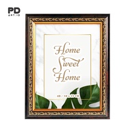 4R Photo Frame 10x15 cm/ Minimalist Photo Frame and Carved Motif Suitable for Graduation Frame, Cert