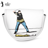 Golf Half Mallet Mid Mallet Putter Cover Headcover Magentic for OZ1 MEZZ 1 MEZZ1 MAX Putters PU Leat