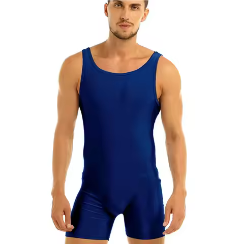 Wrestling Singlets Suit One Piece Bodysuit Iron Men Breathable Sports Fitness Sleeveless Weightlifti