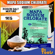 Mytools 1KG MAPA Sodium Chlorate 99.0% Garam Racun Rumput Buluh Rumpai Hextar