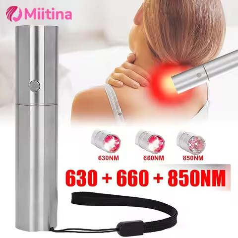 Mini therapy Device Pen Led Red Light Phototherapy Wavelength Physiotherapy Relif 630nm, 660 nm, 710