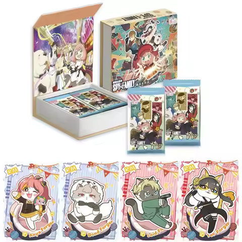 SPY×FAMILY Collectible Cards Booster Box - Official Anya Forger Loid Yor Bond Forger Spy Family Anim