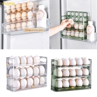 Picbliss Egg Refrigerator Storage Box Reversible 3 Layers 30 Egg Home-Kitchen Egg Tray