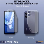 Vivo Y05 Y04 Y04s Y03 Y03t Hydrogel Screen Protect Front and Back HydrogelScreen Protector