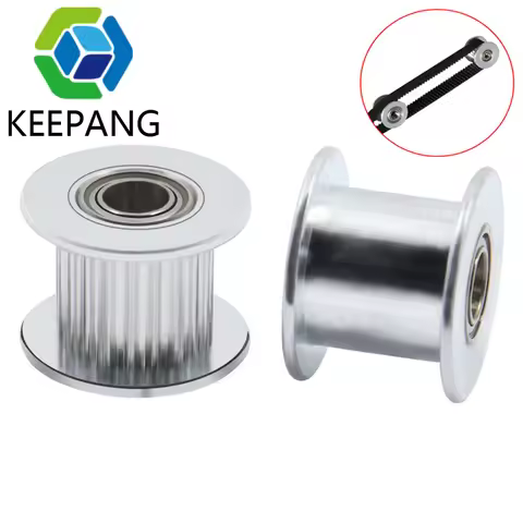 10pcs GT2 Idler Pulley 20 Teeth 16 T Bore 3mm 5mm with bearings 3D Printer Parts for 2GT Timing Belt