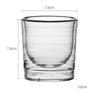 Nespresso Cốc Cà Phê Thủy Tinh Hai Lớp Cốc Cà Phê Espresso Cách Nhiệt Trong Suốt Cốc Trà Chịu Nhiệt