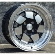 Deep Lip 15 Inch 15x8.0 4x100 Car Alloy Wheel Rims