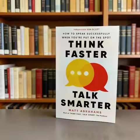 Think faster and speak smarter. How can you speak successfully when you are put on a paperback Engli