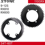 Stone Round Chainring 110 BCD for Shimano Gravel GRX FC RX810 RX600 34 36 38 40 42 44 46 48 58T 60T 