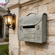 [Menolana] Wall Mount Briefcase Mailbox Premium Vintage Mailbox for Home Garden Outside