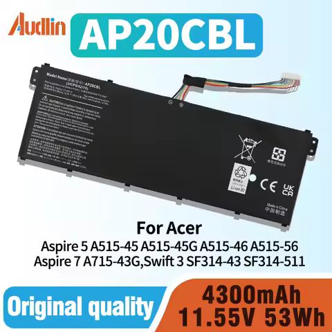 AP20CBL Laptop Battery for Acer Vero AV15-51 Aspire 7 A715-43G Aspire 5 A515-45 A515-46 A515-45G Swi