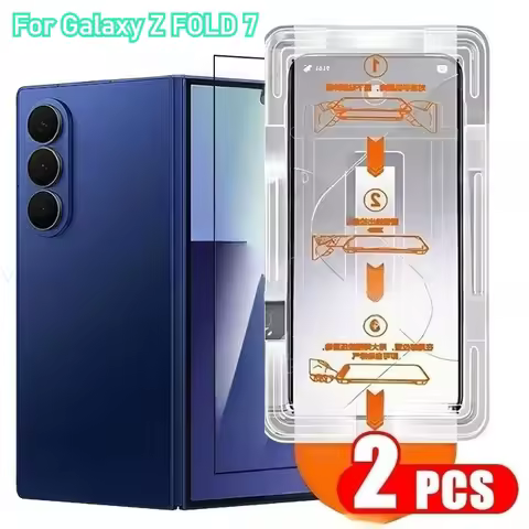 1-3 Pack 9H Tempered Glass for Samsung Galaxy Z Fold 7 6 5 4 3 5G Screen Protector HD Clear Glass Ea