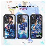 Redmi soft Casing Chelsea CFC Football Contest Drop Resistant Protector Unique collage adaptation Re