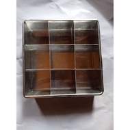 9-piece brownie pan, size 15x15x4 5x5