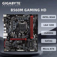 ใหม่ดั้งเดิมสำหรับ B560M เกม GIGABYTE HD/2 * DDR4/USB3 /Gbe LAN /Dvi + HDMI/PS2/ S1200 (M-ATX)