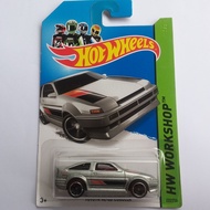 Hot Wheels Toyota AE-86 Corolla | HW WORKSHOP | Silver | 1:64 Scale | JDM | Toyota