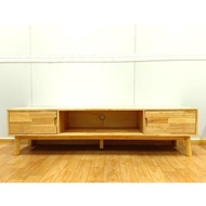 ชั้นวางทีวีไม้ยางพาราแท้ 100% ขนาด 180 x 40 x 45 ซม. รุ่น G-1840