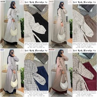 KATUN HARUKA SKIRT SET BY QIMIY | ONESET SETROK DRESS CASUAL MADE FROM PREMIUM HARUKA COTTON MATERIA