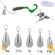HILDAR Weights Line Sinkers Sports Entertainment Tool 3.5/5.3/7/10.5/14g Fishing Tackle