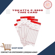 Punch Card, Yokatta C-9000 Time Card, DTR Card, Time Card for Bundy Clock, C-9000 Time Card