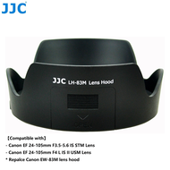 JJC ống kính LH-83M mui xe repalce EW-83M cho Canon EF 24-105mm F3.5-5.6 là ống kính STM và Canon EF